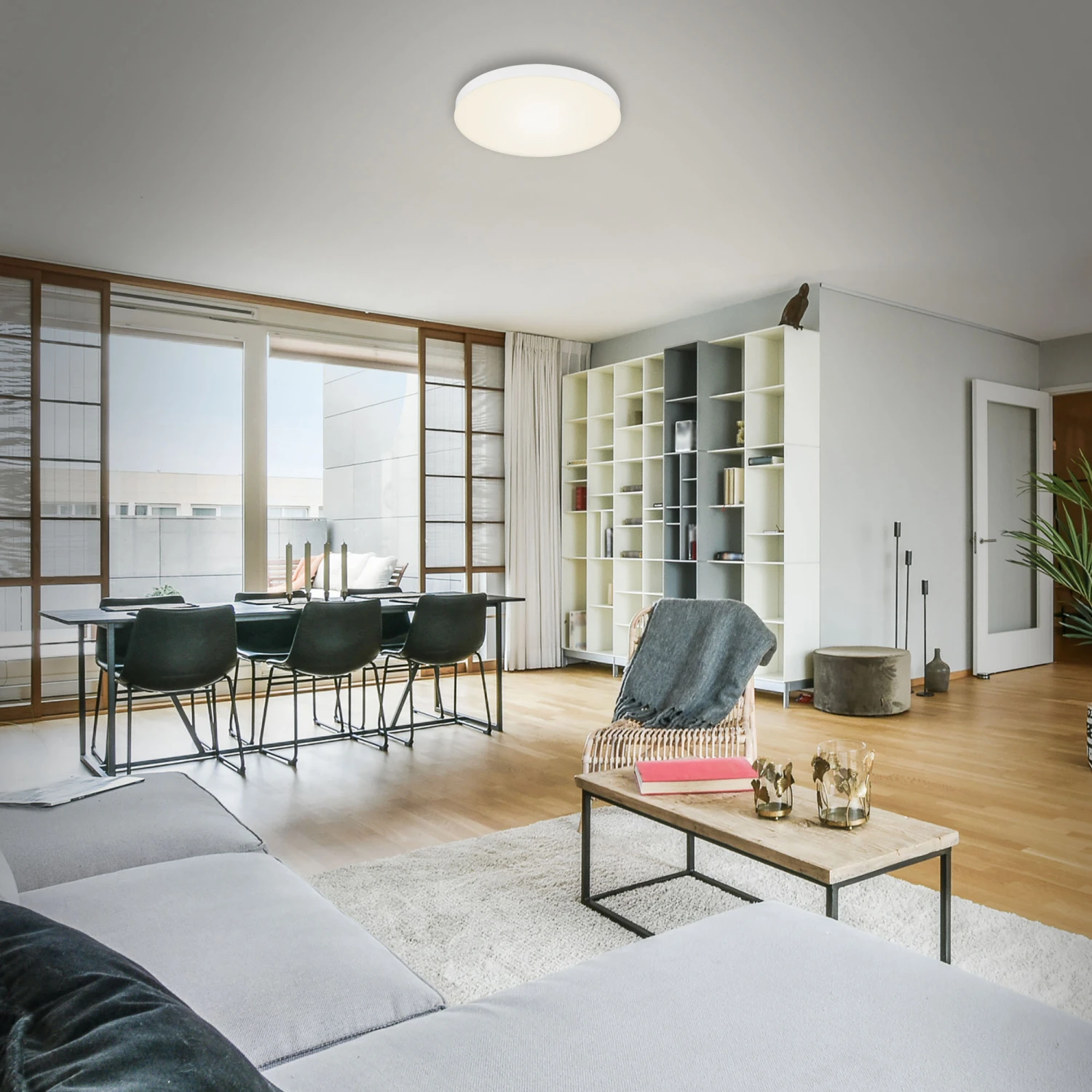 LED Deckenleuchte, Ø 27,8 Cm, 21 W, Weiß 5 LED Deckenleuchte, Ø 27,8 Cm, 21 W, Weiß – Bild 5