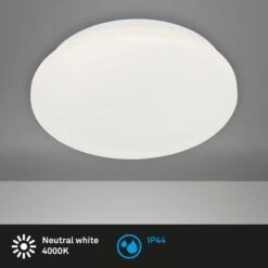 LED Deckenleuchte, Ø 28,8 Cm, 12 W, Weiß -Briloner Store led deckenleuchte weiss 96df078268d87000b8c1ef47d7332e4d