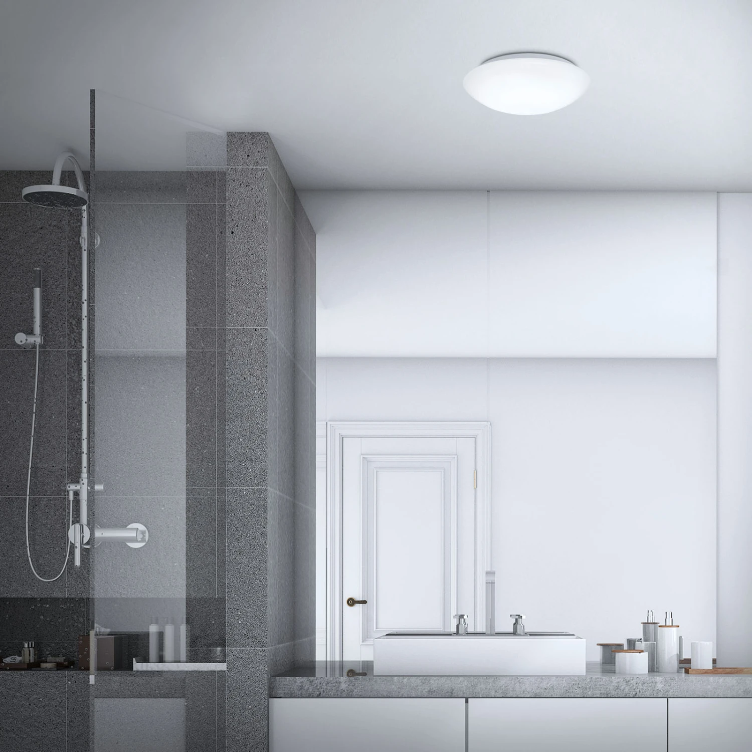 Briloner Elipso LED Badlampe, Bewegungsmelder, Dämmerungssensor 3 Briloner Elipso LED Badlampe, Bewegungsmelder, Dämmerungssensor – Bild 3