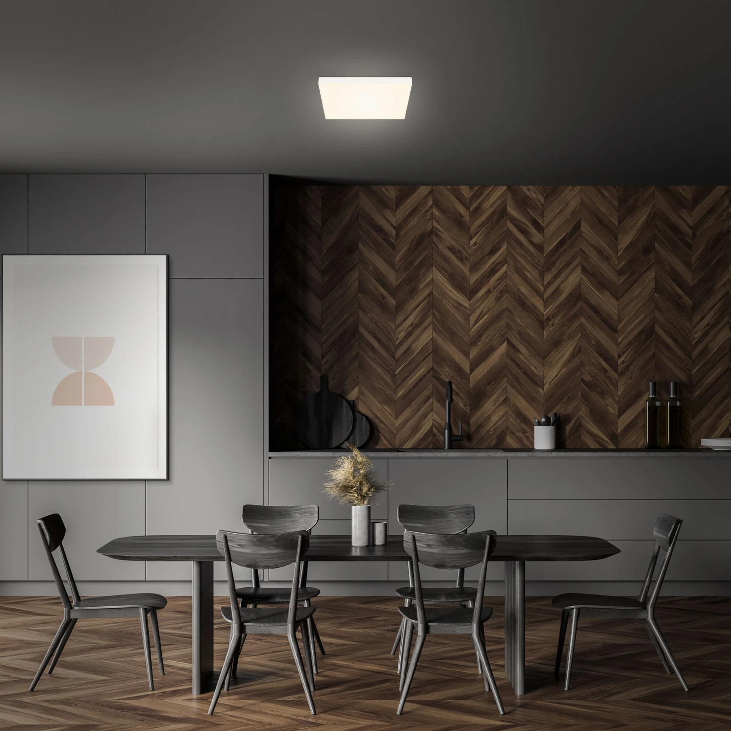 LED Deckenleuchte, 28,7 Cm, 21 W, Weiß 4 LED Deckenleuchte, 28,7 Cm, 21 W, Weiß – Bild 4