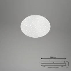 STERNENHIMMEL LED Deckenleuchte, Ø 22 Cm, 8 W, Weiß 7 STERNENHIMMEL LED Deckenleuchte, Ø 22 Cm, 8 W, Weiß -Briloner Store led deckenleuchte weiss sternenhimmel masszeichnung d44d3374acf422e3db68900cb6c3446e