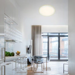 LED Panel, Ø 42,5 Cm, 3000 LUMEN, 22 WATT, Weiß -Briloner Store led deckenleucthte mit aufsatzrahmenundled backlight weiss 1xled milieu1 61d365b2d6315d5efbf7beac5cf31525