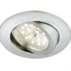 LED Einbauleuchte, Ø 8,2 Cm, 6,5 W, Alu
