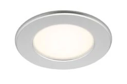 LED Einbauleuchte, Ø 11,5 Cm, 6 W, Chrom-Matt