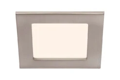 LED Einbauleuchte, 12 Cm, 7 W, Matt-Nickel