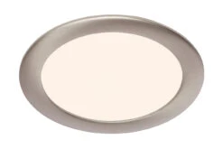 LED Einbauleuchte, Ø 17 Cm, 12 W, Matt-Nickel