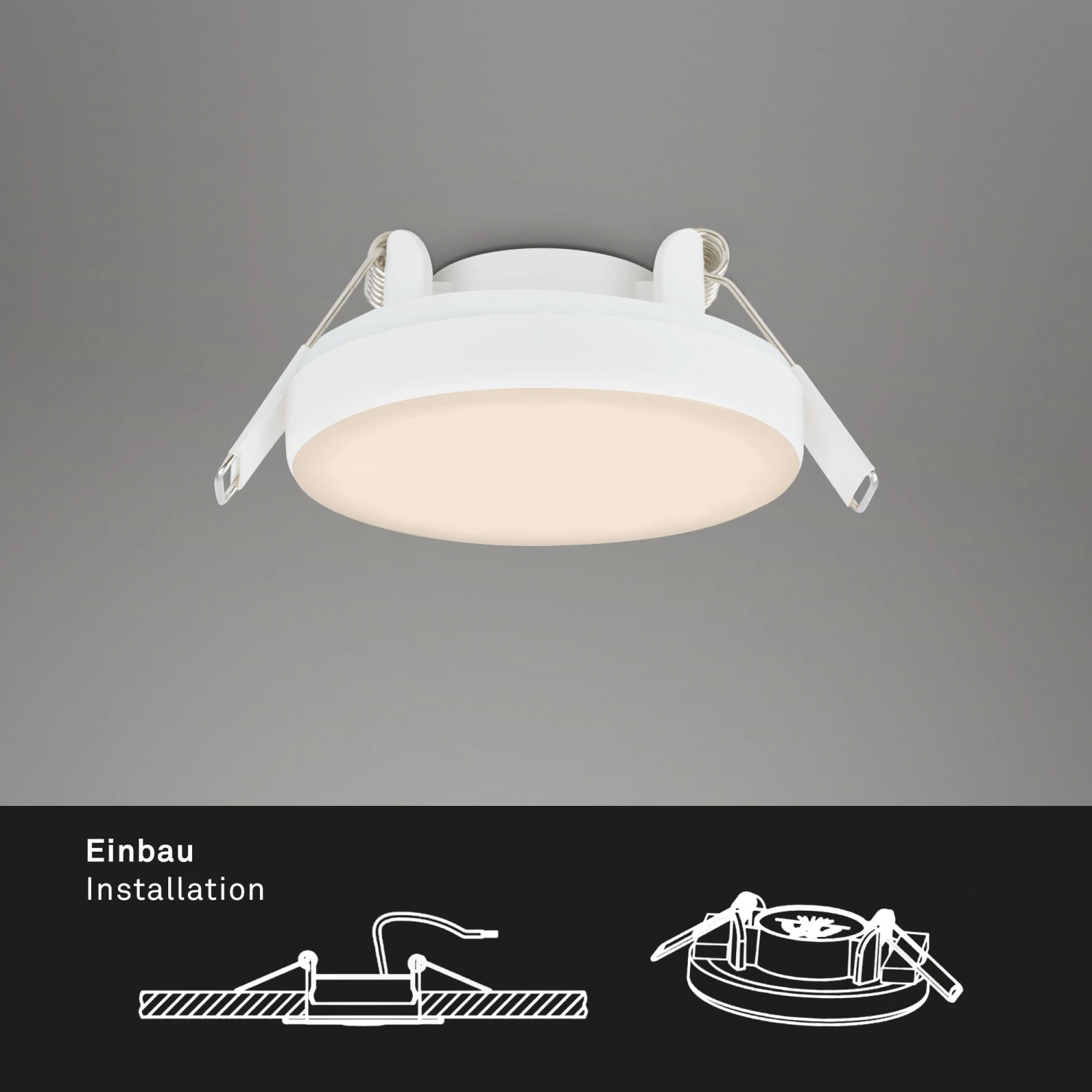 LED Einbauleuchte, Ø 7,5 Cm, 3 W, 350 Lm, Weiß 2 LED Einbauleuchte, Ø 7,5 Cm, 3 W, 350 Lm, Weiß – Bild 2