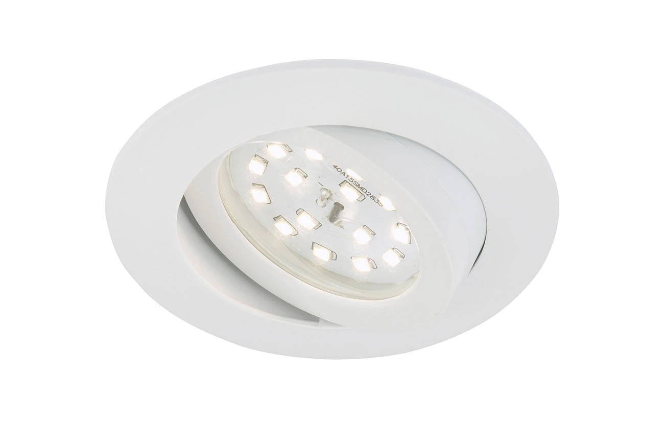LED Einbauleuchte, Ø 8,2 Cm, 5,5 W, Weiß 1 LED Einbauleuchte, Ø 8,2 Cm, 5,5 W, Weiß