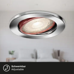 Briloner Store -Briloner Store led einbauleuchten chrom 3er set 3xgu10 funktion c8fe85d2d08fb655f2dae656cf66c6d2