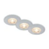 LED Einbauleuchten, Ø9 Cm, 3x LED, 5 W, 480 Lm, Chrom-matt