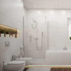 3er Set LED Einbauleuchte, Ø 7,5 Cm, Matt-Nickel -Briloner Store led einbauleuchten matt nickel 3xled modul milieu2 1d2acbaaf2c58ae81c9b1ca5cc657133