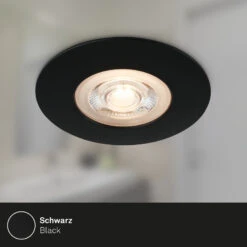LED Einbauleuchten, Ø9 Cm, 3x LED, 5 W, 480 Lm, Schwarz -Briloner Store led einbauleuchten schwarz 5a2581227b3dbbafa68646adfe017b37