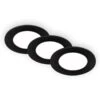 LED Einbauleuchten 3er-Set, Ø8,6 Cm, 3x LED, 3 W, 350 Lm, Schwarz