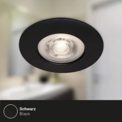 LED Einbauleuchten, Ø9 Cm, 3x LED, 4,9 W, 480 Lm, Schwarz 12 LED Einbauleuchten, Ø9 Cm, 3x LED, 4,9 W, 480 Lm, Schwarz -Briloner Store led einbauleuchten schwarz led platine detail 1cc8ee972e5c6c1cae7b3127dfeee6fe