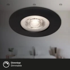 3er Set LED Einbauleuchte, Ø 9 Cm, Dimmbar, 5 W, Schwarz 13 3er Set LED Einbauleuchte, Ø 9 Cm, Dimmbar, 5 W, Schwarz -Briloner Store led einbauleuchten schwarz matt 3xled platine funktion 1798f50944e43009608d028e8f68105e