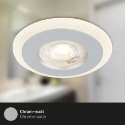 LED Einbauleuchten-Set, Ø8,4 Cm, 3x LED, 5 W, 460 Lm, Chrom-matt 13 LED Einbauleuchten-Set, Ø8,4 Cm, 3x LED, 5 W, 460 Lm, Chrom-matt -Briloner Store led einbauleuchten set chrom matt 96973897d678571365c9ecd75ac0d07f
