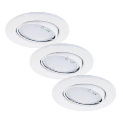 3er-Set Spot Einbauleuchte, Ø 8,6 Cm, 3 W, Weiß 10 3er-Set Spot Einbauleuchte, Ø 8,6 Cm, 3 W, Weiß -Briloner Store led einbauleuchten weiss 3er set 3xled gu10 funktion c3695e5fcca6d760075d861704b16d08