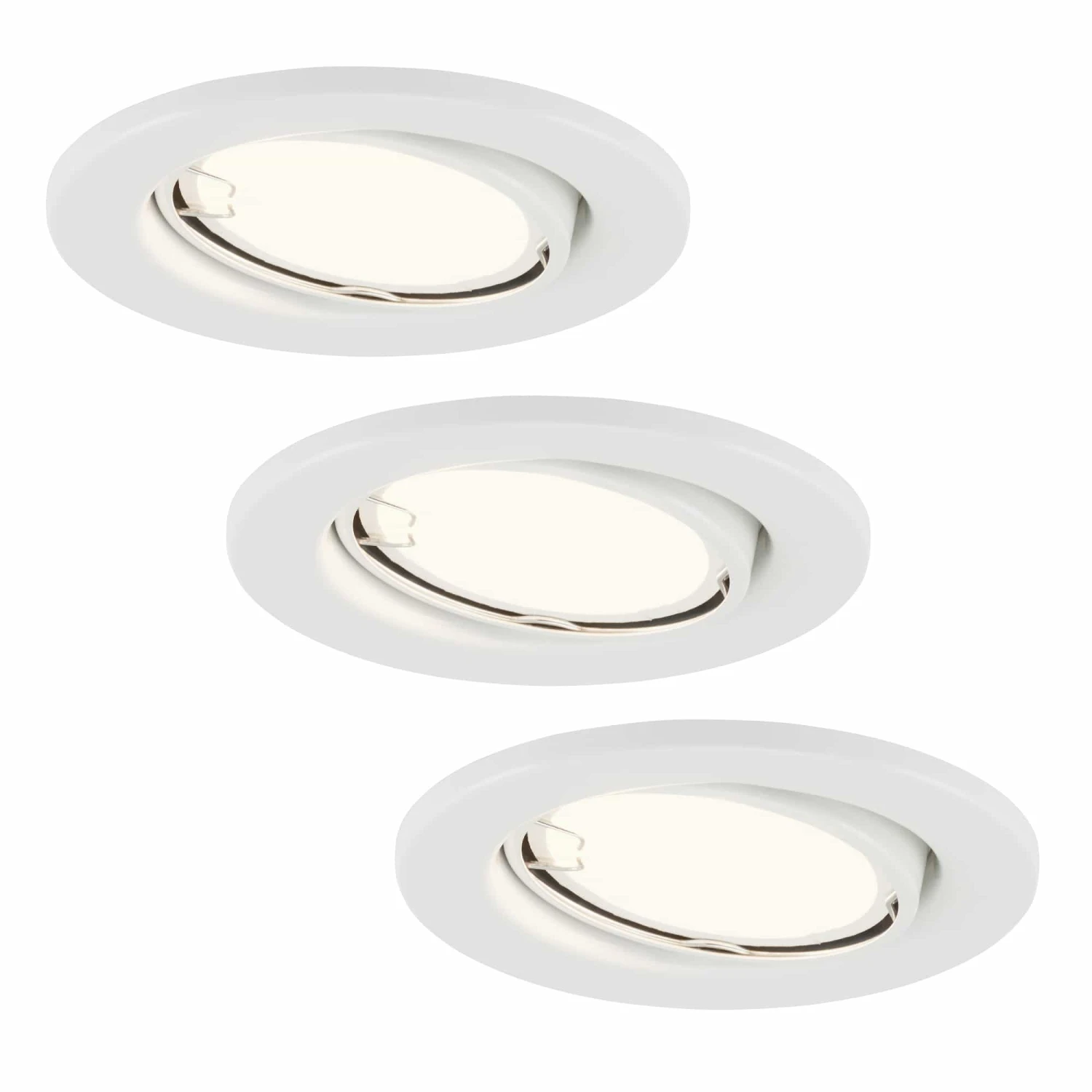 3er-Set Spot Einbauleuchte, Ø 8,6 Cm, 3 W, Weiß 1 3er-Set Spot Einbauleuchte, Ø 8,6 Cm, 3 W, Weiß