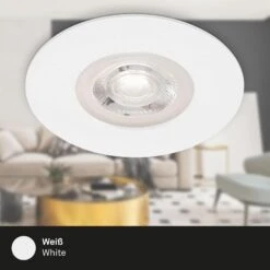 LED Einbauleuchten, Ø9 Cm, 4x LED, 4,9 W, 480 Lm, Weiß -Briloner Store led einbauleuchten weiss 456a760c29e18912552f80f7d58dcf8f