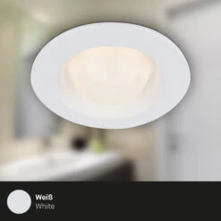 LED Einbauleuchten-Set, Ø9,5 Cm, 3x LED, 3 W, 260 Lm, Weiß -Briloner Store led einbauleuchten weiss 54264e0e4886581396f4bae3b67d7022