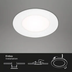 3er Set LED Einbauleuchten, Ø 8,6 Cm, 3 W, Weiß -Briloner Store led einbauleuchten3er set weiss 3xled funktion 9ab42c0c3cd7d13fde6e1f2a6746dc73