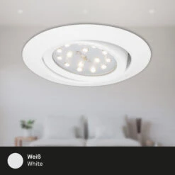 3er Set LED Einbauleuchte, Ø 8,2 Cm, 3 W, Weiß -Briloner Store led einbauleuchten3er set weiss 3xled funktion1 5636265c3140070958fb8a111f914e02