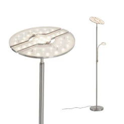 LED Touch Stehleuchte Ø 32 Cm 3x7,5W 750lm Matt-nickel 12 LED Touch Stehleuchte Ø 32 Cm 3x7,5W 750lm Matt-nickel -Briloner Store led fluter matt nickel 1xled platine funktion 20fe14231eeba8f73a7d519a9183a099