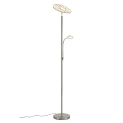 LED Touch Stehleuchte Ø 32 Cm 3x7,5W 750lm Matt-nickel