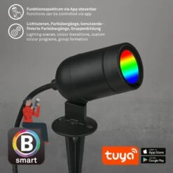 LED Gartenstrahler, 12 Cm, LED-Platine, 4,4 W, 380 Lm, Schwarz -Briloner Store led gartenstrahler schwarz fd60648b0c1a96e1e42031bbc5dcff00