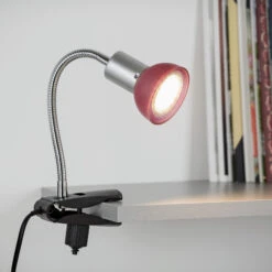 Flexible Klemmleuchte 34 Cm 1xGU10 3W 250lm Titan-rot -Briloner Store led klemmleuchte titan rot 6e9b47f6a348245b91efd906f4ab7047