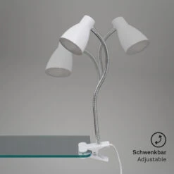 LED Klemmleuchte 28,5 Cm 2,5W 250lm Weiß -Briloner Store led klemmleuchte weiss 1xled platine funktion 6ee68422d363e807880a64bfdead57bd