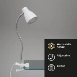 LED Klemmleuchte 28,5 Cm 2,5W 250lm Weiß -Briloner Store led klemmleuchte weiss led platine freisteller2 4b19d81585c94e937865172d9054563c