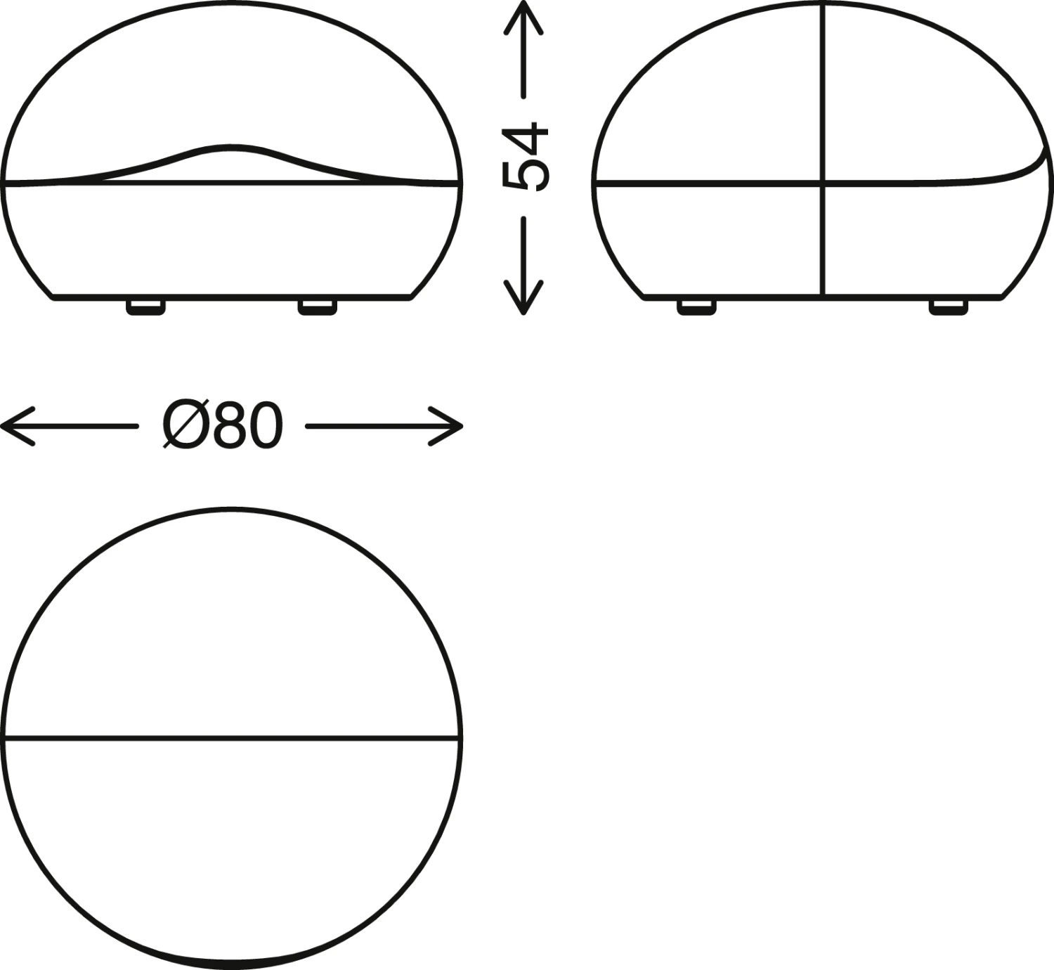 LED Touch Klemmleuchte Steckerleuchte Ø 8 Cm 0,4W 30lm Weiß 2 LED Touch Klemmleuchte Steckerleuchte Ø 8 Cm 0,4W 30lm Weiß – Bild 2