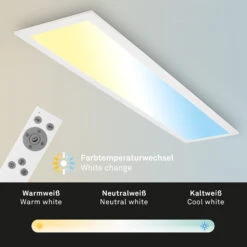 CCT LED Panel 78 Cm 24,5 Watt 2600lm Weiß -Briloner Store led panel 78 cm weiss funktion 3d35d188a59b96c9fcb4cd30b7df6832