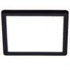 Briloner Slim LED Deckenleuchte, Backlight, Flach, Eckig, 19x19cm, Schwarz
