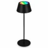 LED RGB Akku-Tischleuchte 38 Cm 2,6W 200lm Schwarz