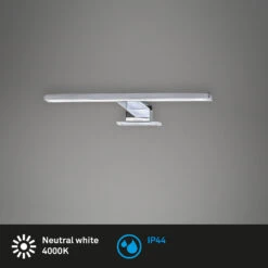 LED Spiegelleuchte 30 Cm 5W 500lm Chrom -Briloner Store led spiegelleuchte chrom led platine titelbild e2bb4aaf9ac5a66d3d4ffb009e6c60e7