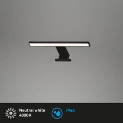 LED Spiegelleuchte 30 Cm 5W 500lm Schwarz -Briloner Store led spiegelleuchte schwarz led platine titelbild c6158dde9223c8674641bfebe59ff8bb