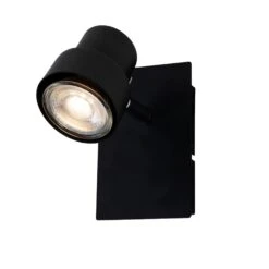 Briloner Rock LED Wandleuchte, Schwenkbar, Warmweißes Licht, Schwarz -Briloner Store led spot schwarz 1xled gu10 detail1 60d6f5ff164119ec6bed237c648d0c54