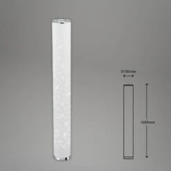 LED Stehleuchte Ø 13 Cm 10W 1050lm Weiß -Briloner Store led stehleuchte weiss chrom led 1 masszeichnung 24ce6dbf0fbe6cd011574e2d3b169ecd