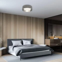 STERNENHIMMEL LED Deckenleuchte, Ø 32 Cm, 12 W, Grau-Silber -Briloner Store led stoff deckenleuchte mit sternendekor grau silber 1xled milieu2 a1fde95080add5a93c1462056a4cc0a3