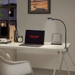 LED Klemmleuchte 80,5 Cm 7,5W 800lm Schwarz -Briloner Store led tageslicht klemmleuchte schwarz led milieu1 97fa38deb39ae7541a4a65492d31108c