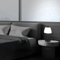 LED Tischleuchte, Ø 18 Cm, 5,5 W, Schwarz -Briloner Store led tischleuchte schwarz 1xled milieu1 85548bd7a8839e37f763541cb029f8cd