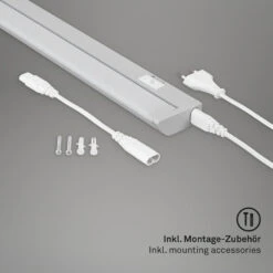 LED Unterbauleuchte 54,5 Cm 6W 800lm Silber -Briloner Store led unterbauleuchte silber e96e8ffd6fed27e0134eeb9e5297b6f6
