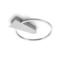 LED Deckenleuchte, Ø 29,5 Cm, 12 W, Alu-Chrom