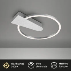 LED Deckenleuchte, Ø 29,5 Cm, 12 W, Alu-Chrom 10 LED Deckenleuchte, Ø 29,5 Cm, 12 W, Alu-Chrom -Briloner Store led wand und deckenleuchte alu led titelbild 4f189b6d0630a7e21fa6c53be871491a