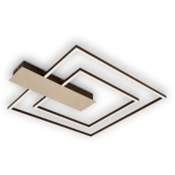 LED Deckenleuchte, 57 Cm, 25 W, 3000 Lm, Gold-Braun 12 LED Deckenleuchte, 57 Cm, 25 W, 3000 Lm, Gold-Braun -Briloner Store led wand und deckenleuchte gold eloxiert braun led freisteller2 7afc132681c57f067a2312b9a58ac0b7