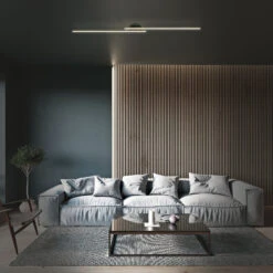 LED Wand- Und Deckenleuchte, 135 Cm, LED-Platine, 24 W, 1400 Lm, Schwarz -Briloner Store led wand und deckenleuchte schwarz 6d42a4c1635a8255e484a6e2a00c6ce2