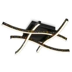 LED Wand- Und Deckenleuchte, 64,5 Cm, LED-Platine, 24 W, 700 Lm, Schwarz