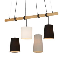 Pendelleuchte, 90 Cm, Max. 25 W, Holz-Schwarz 6 Pendelleuchte, 90 Cm, Max. 25 W, Holz-Schwarz -Briloner Store pendelleuchte holz 4xe14 detail1 3564975d6edd8924c2eb3ebf8a73ebb6